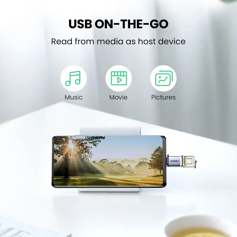USB-C til USB 3.0 adapter, Thunderbolt 3 OTG