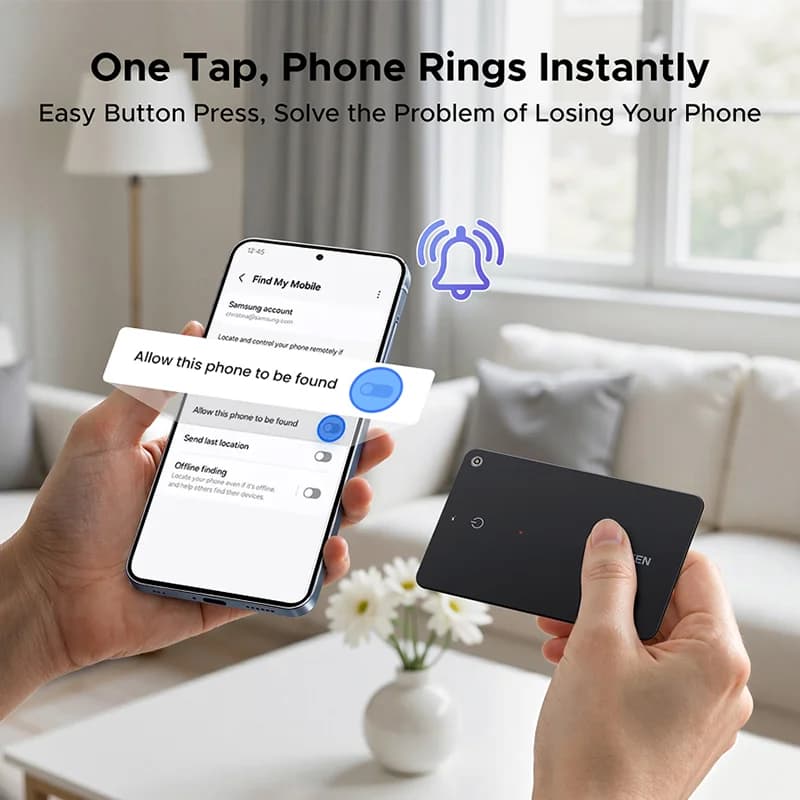 Bluetooth GPS-sporer til nøgler og punge