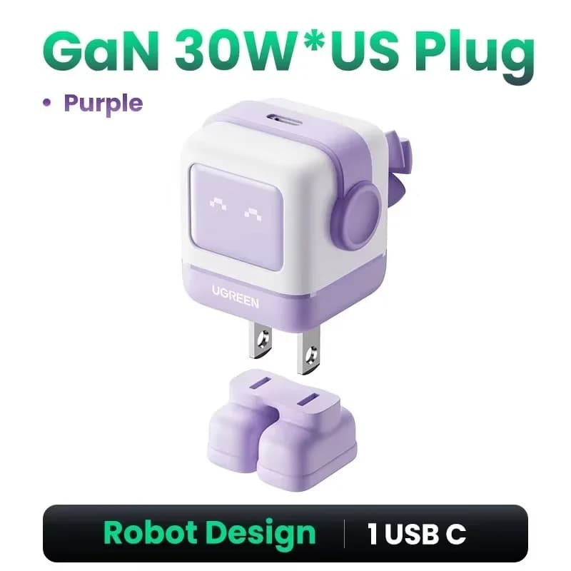 100W GaN USB-C Hurtigoplader med PPS
