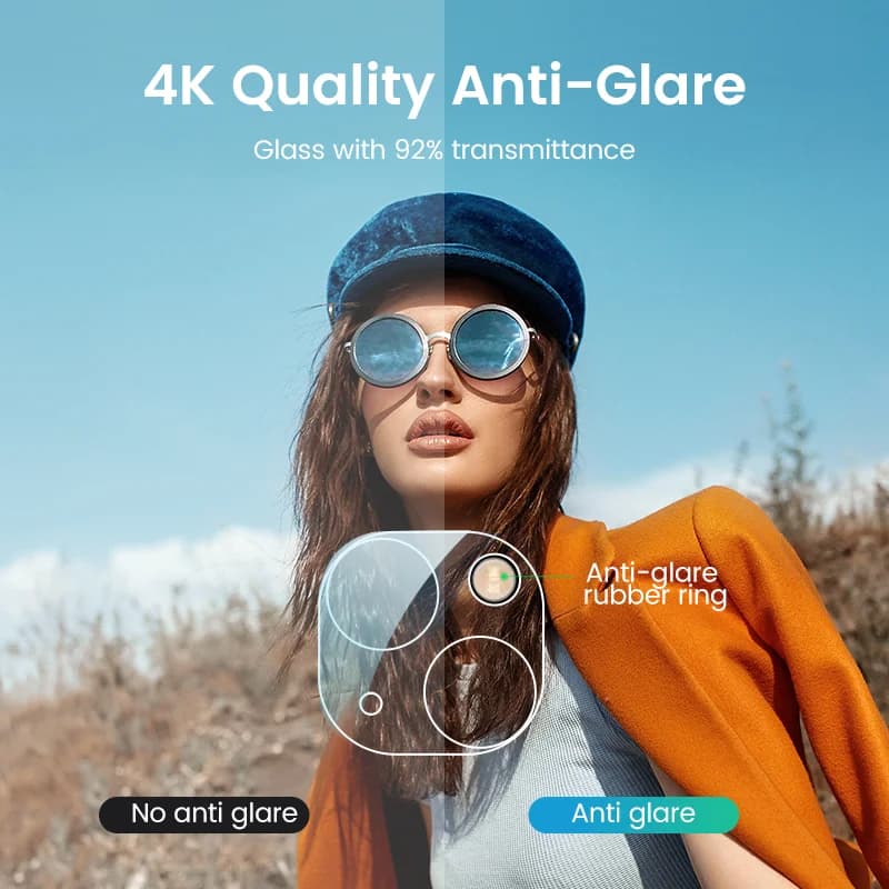 Fuld Linse Glasbeskytter til iPhone Pro-modeller