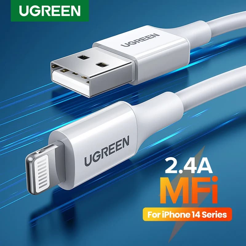 MFi-certificeret USB til Lightning lynhurtig opladningskabel